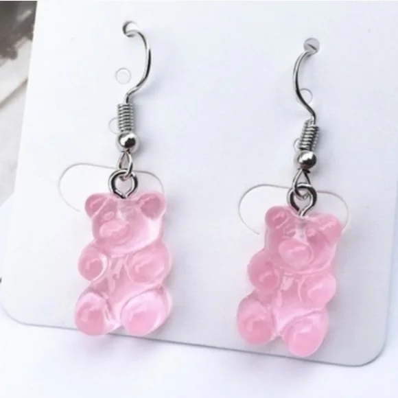 Faux Gummy Bear Earrings - Picture 8 of 10